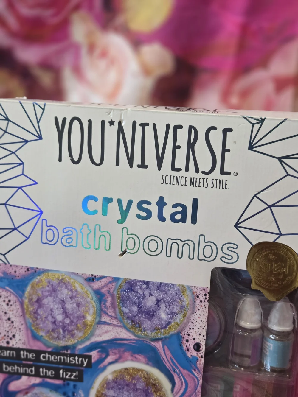 Youniverse Scented Diy Crystal Bath Bombs - Purple